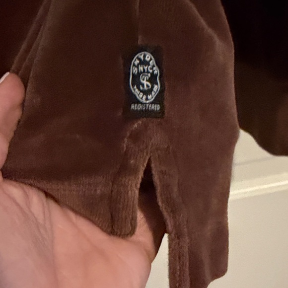 Todd Snyder Men’s Brown Long Sleeve Shirt. Velour. Large - Picture 4 of 6